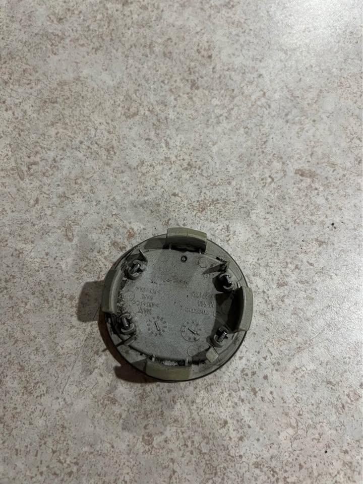 Mazda KF 590 Black / Chrome OEM Wheel Rim Center Hub Cap BJS7-37190