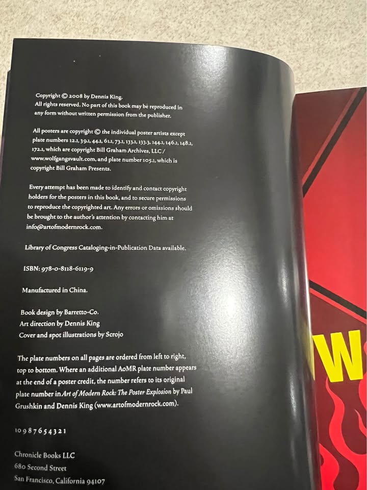 Art of Modern Rock Mini #2 Poster Girls by Dennis King Paperback Book 2008