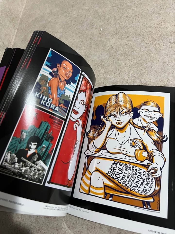 Art of Modern Rock Mini #2 Poster Girls by Dennis King Paperback Book 2008