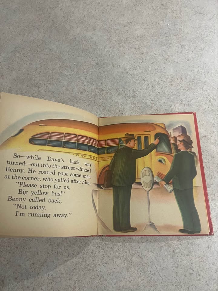 Benny the Bus by Gladys M Horn Antique Vintage Hardcover Children’s Book 1950