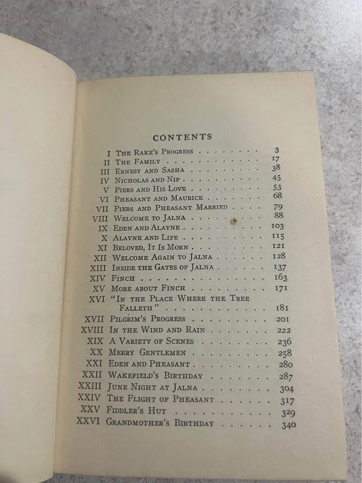 Jalna by Mazo de la Roche Antique Vintage Hardcover Book 1927 / 1928