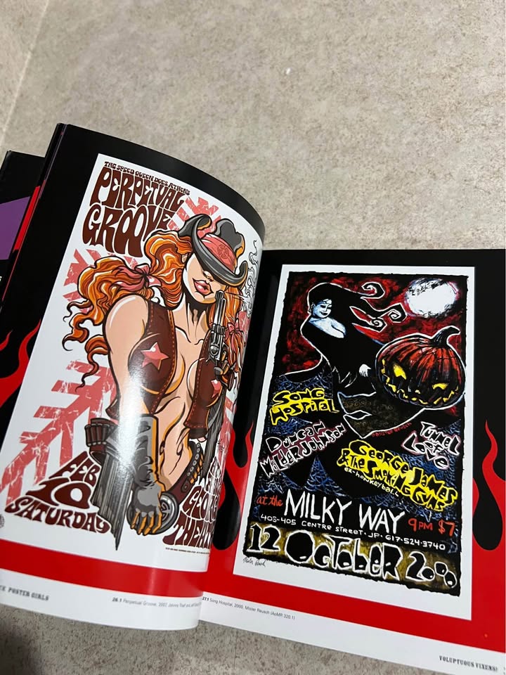 Art of Modern Rock Mini #2 Poster Girls by Dennis King Paperback Book 2008