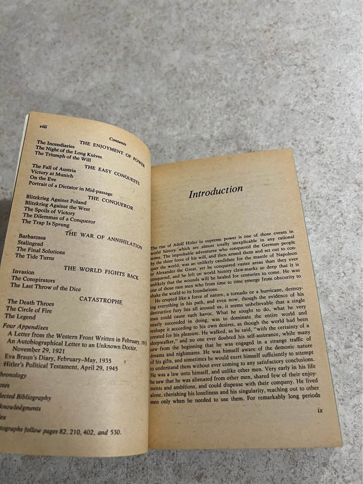 The Life and Death of Adolf Hitler by Robert Payne Paperback Book 1973