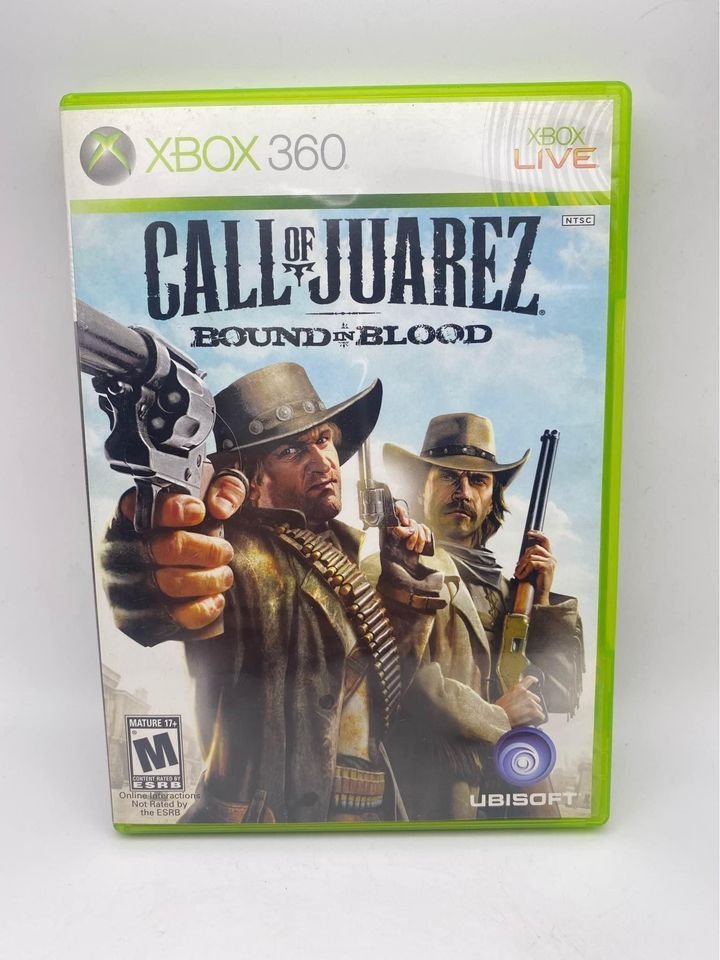 Call of Juarez Bound in Blood Xbox 360 Disc Manual and Case Video Game 2009