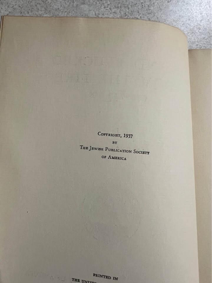 1937 Brand Plucked From the Fire by Jessie Sampter Antique Vintage Hardcover Book