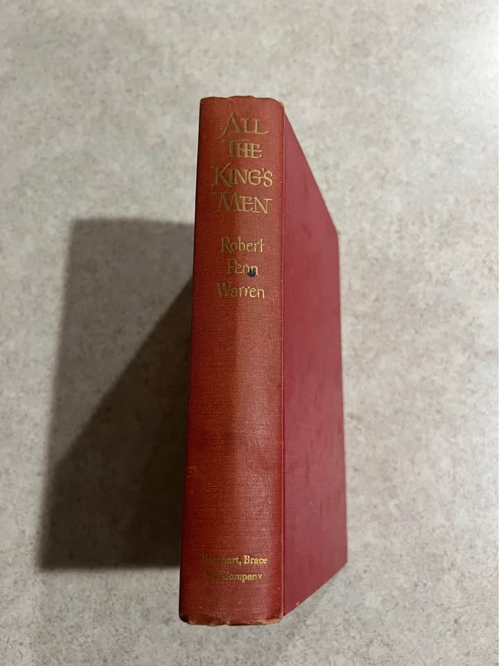 1946 All the King’s Men by Robert Penn Warren Antique Vintage Hardcover Book