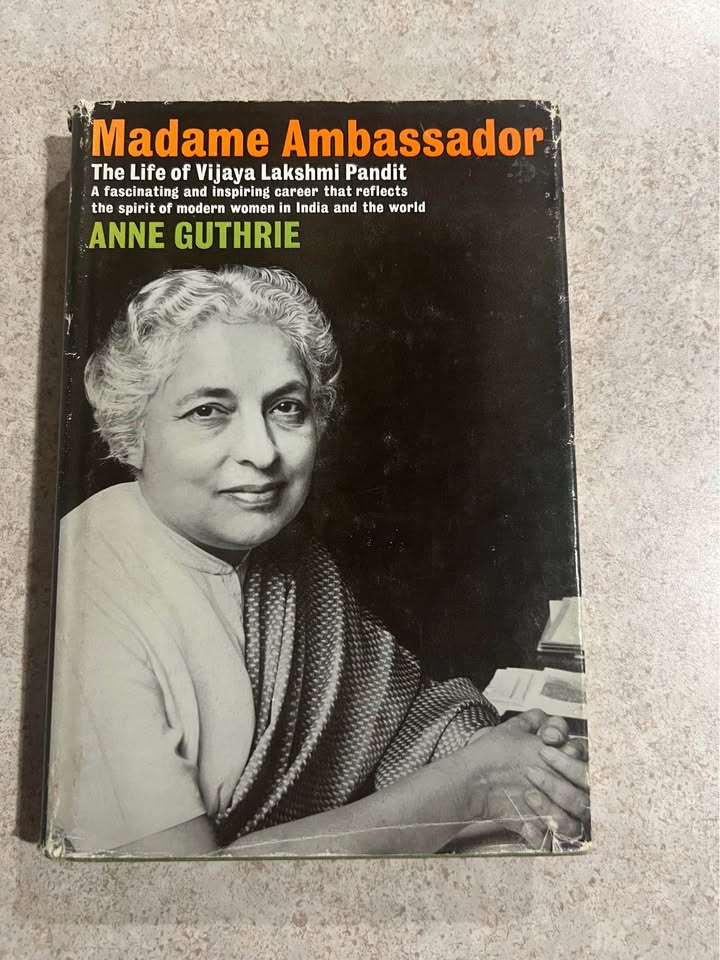 1962 Madame Ambassador by Anne Guthrie Vintage Hardcover Book Signed