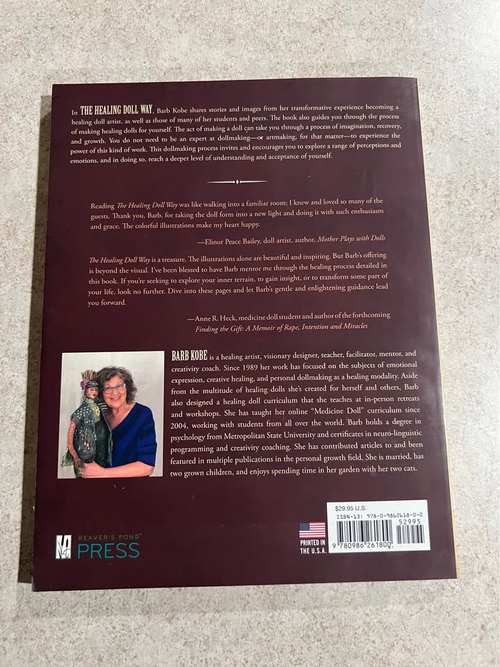 The Healing Doll Way by Barb Kobe Paperback Book 2018