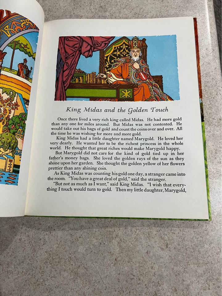 1969 The Magic Story Tree by Lucille and H. C. Holling Hardcover Book