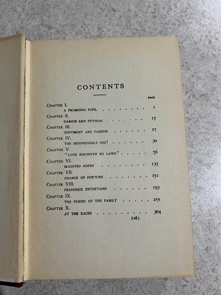 1904 Sentimental Education Volume V by Gustave Flaubert Antique Vintage Hardcover Book