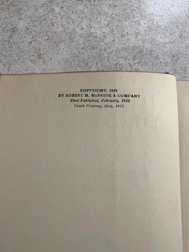 1931 The Bridge of Desire by Warwick Deeping Antique Vintage Hardcover Book