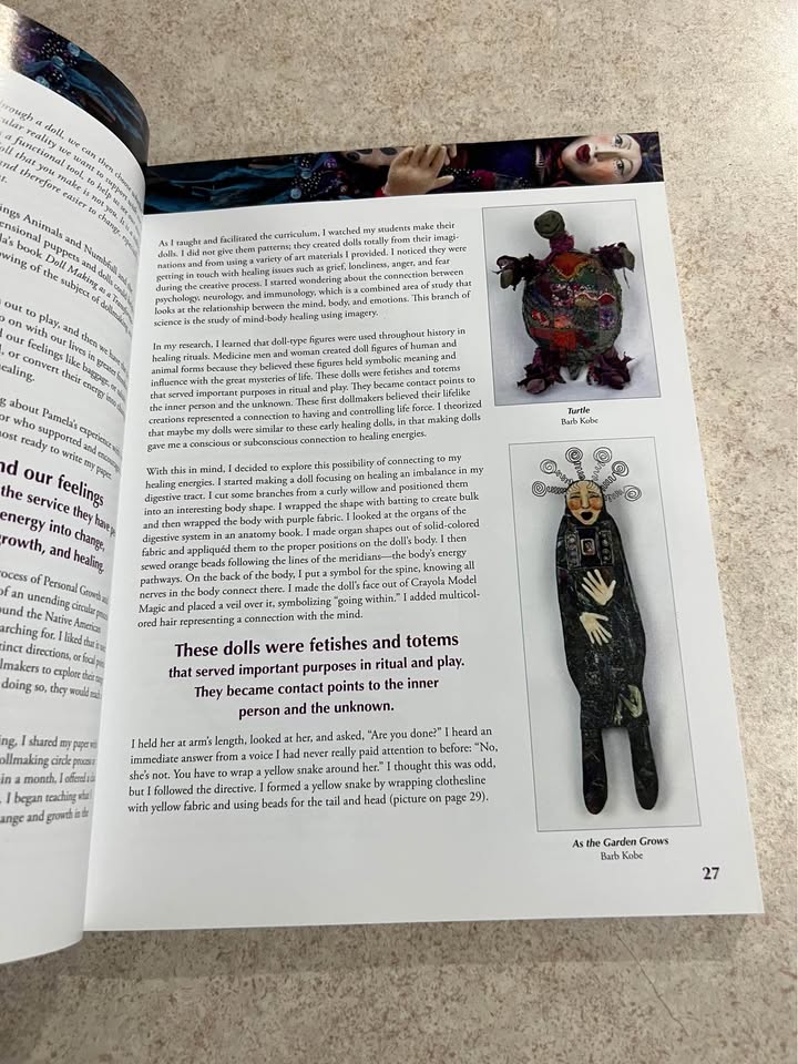 The Healing Doll Way by Barb Kobe Paperback Book 2018