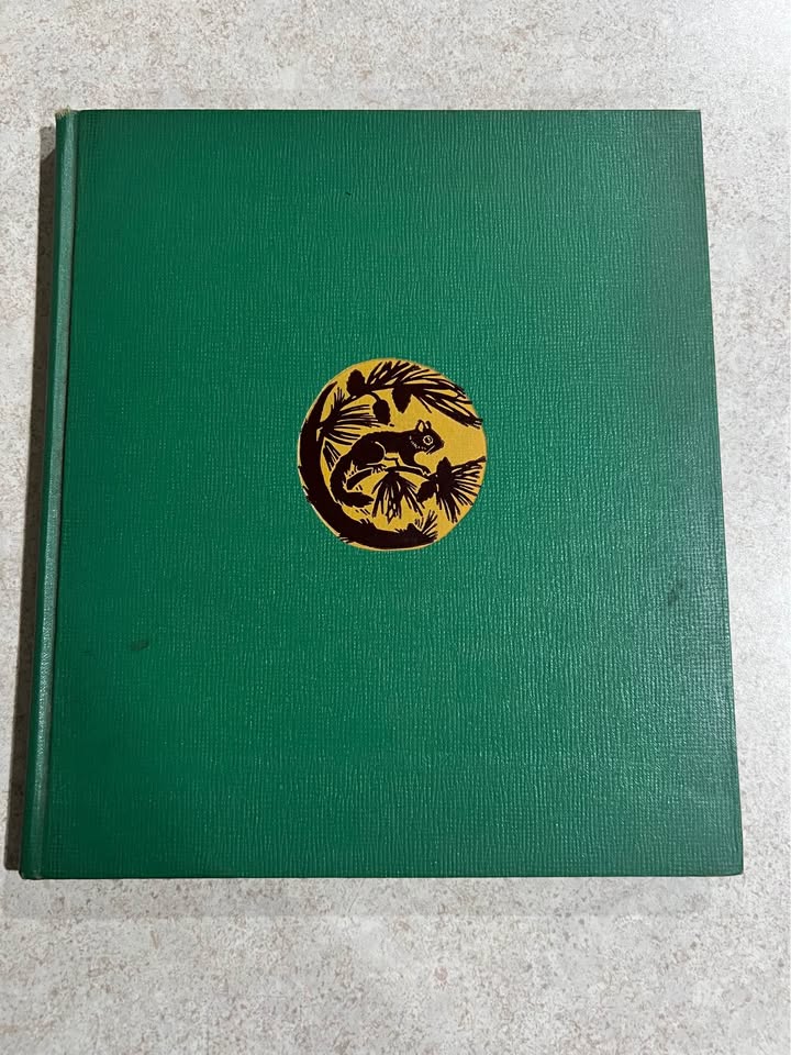 1941 Animals Through The Year by Margaret Waring Buck Antique Vintage Hardcover Book