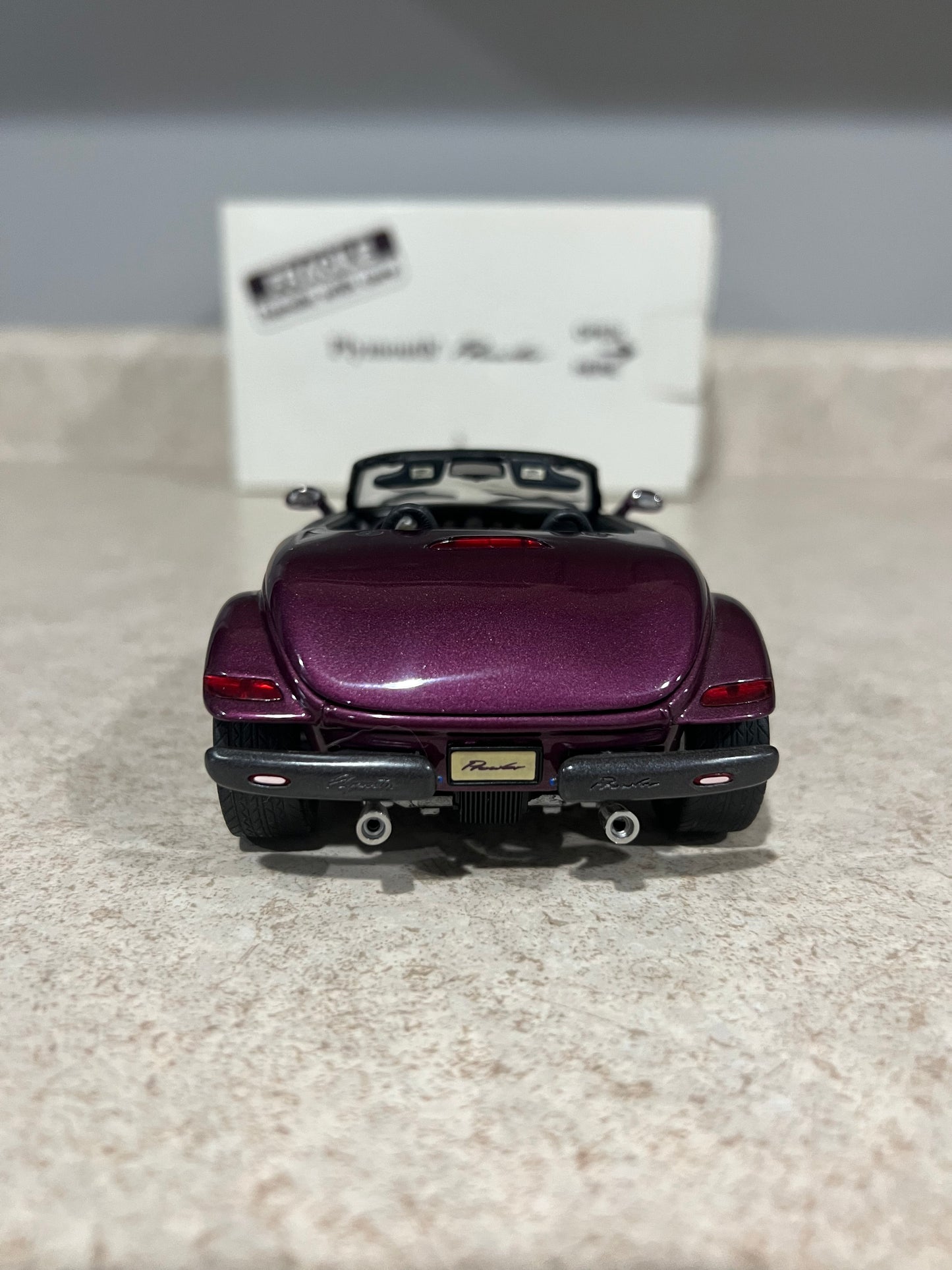 1997 Plymouth Prowler Danbury Mint 1/24 Diecast Car w/ Box