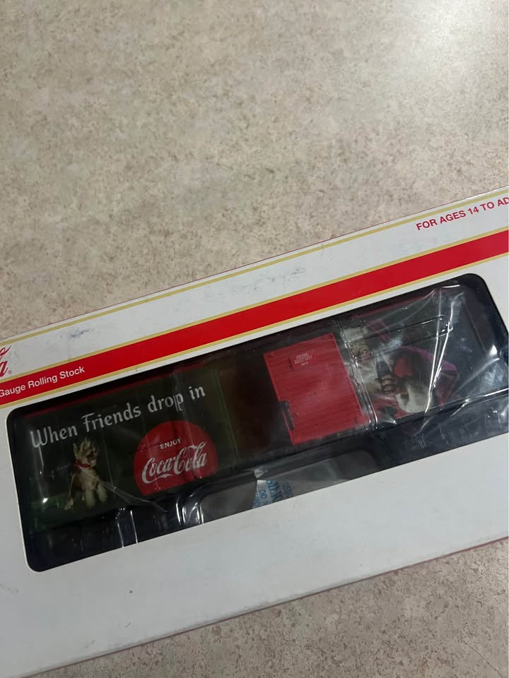 S-Gauge Lionel American Flyer 6-48396 Coca Cola Christmas Boxcar NIB Train