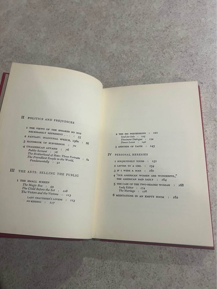 1958 More In Anger by Marya Mannes Vintage Hardcover Book