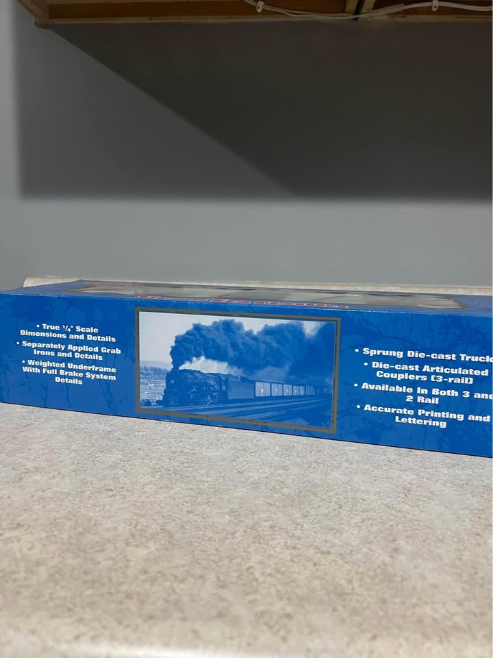 Atlas Steam Era Classics #9000-2 36’ Wood Reefer Car Undecorated 2 Rail O Scale Model Train