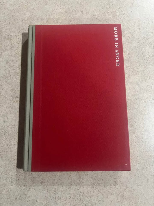 1958 More In Anger by Marya Mannes Vintage Hardcover Book