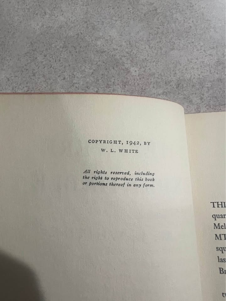 They Were Expendable by W. L. White Antique Vintage Hardcover Book 1942