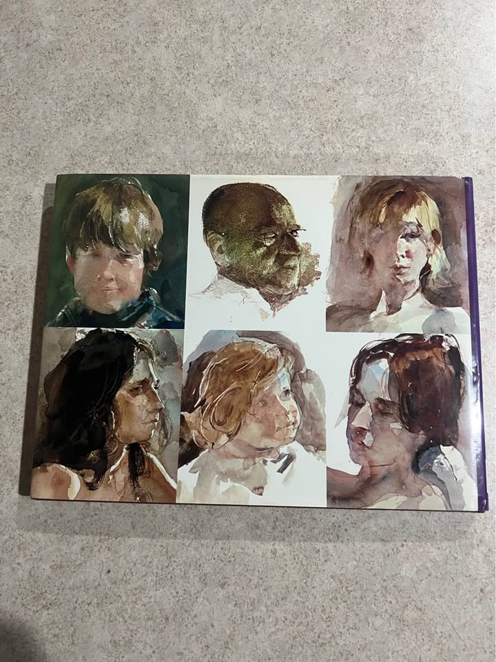 Portrait Painting in Watercolor by Charles Reid Hardcover Book 1989