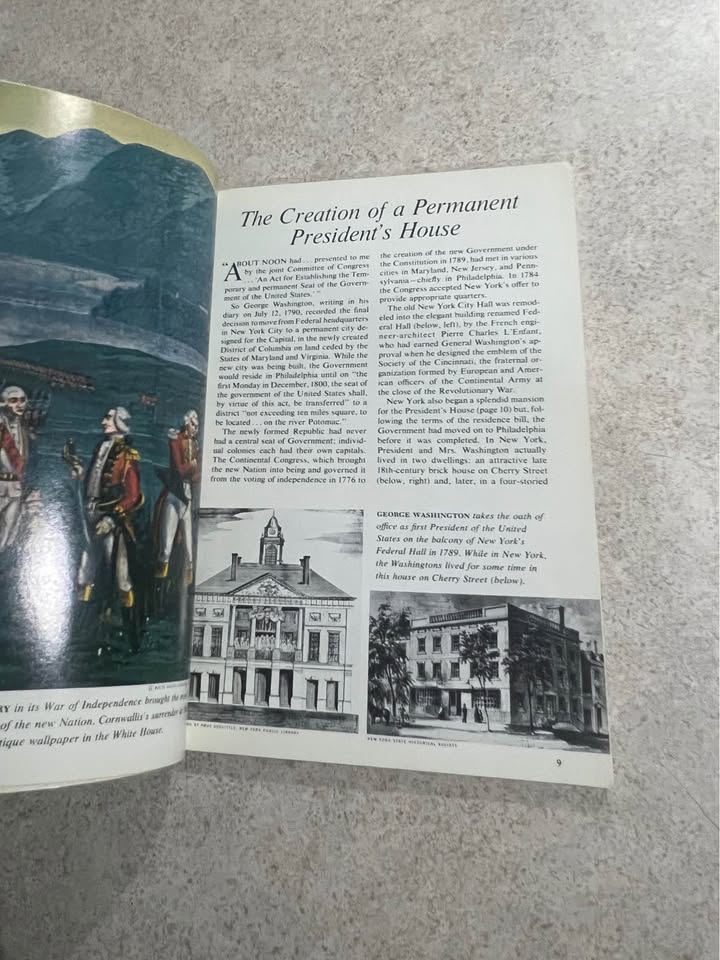 1962 The White House Vintage Paperback Book
