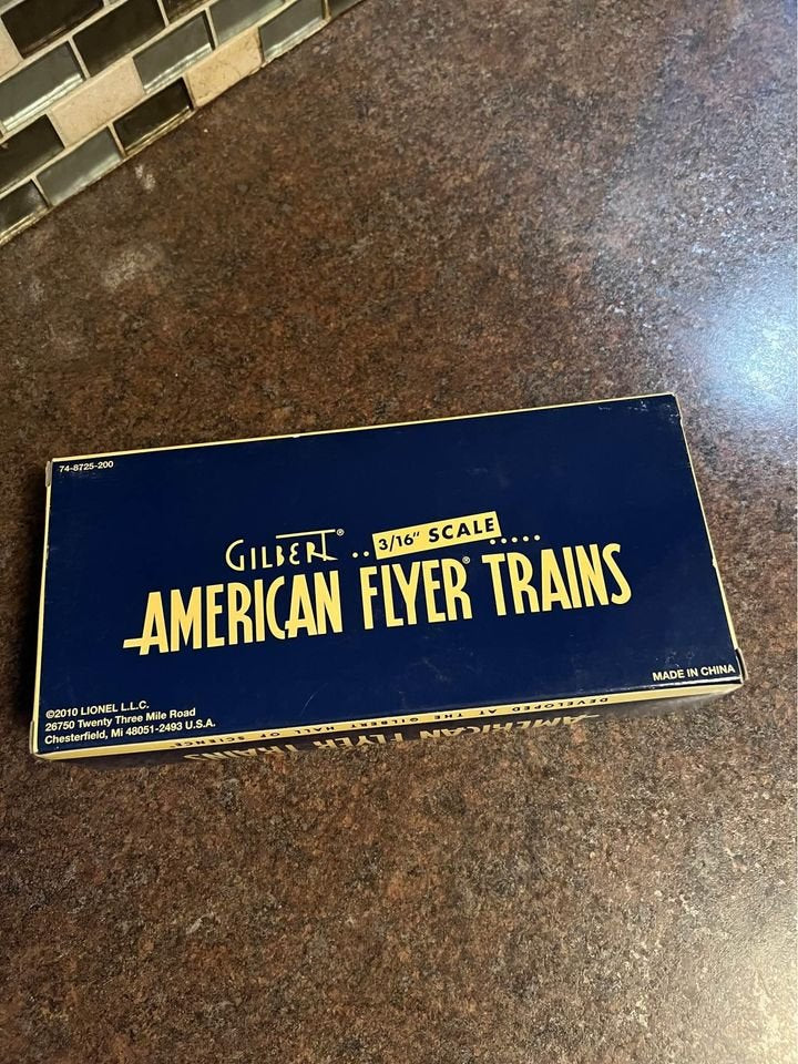 Gilbert American Flyer 2011 Christmas Holiday Boxcar 6-48394 S Gauge 3/16” Scale Model Train NEW