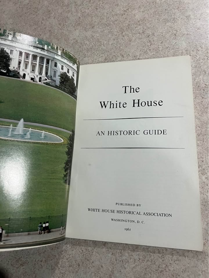1962 The White House Vintage Paperback Book