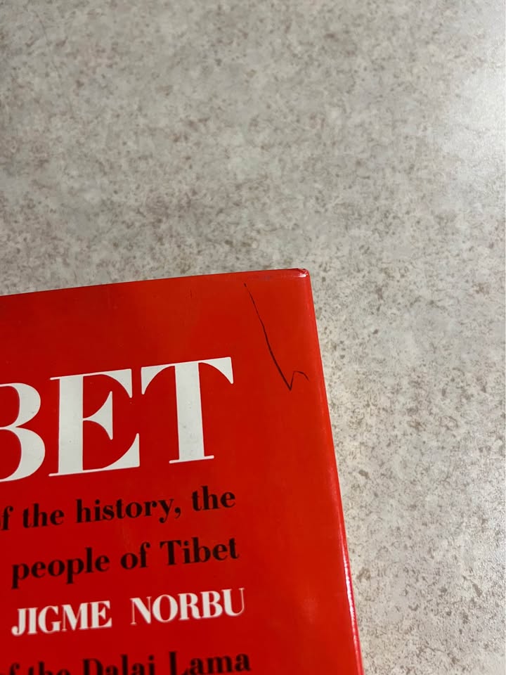 1968 Tibet by Thubten Jigme Norbu and Colin M Turnbull Vintage Hardcover Book