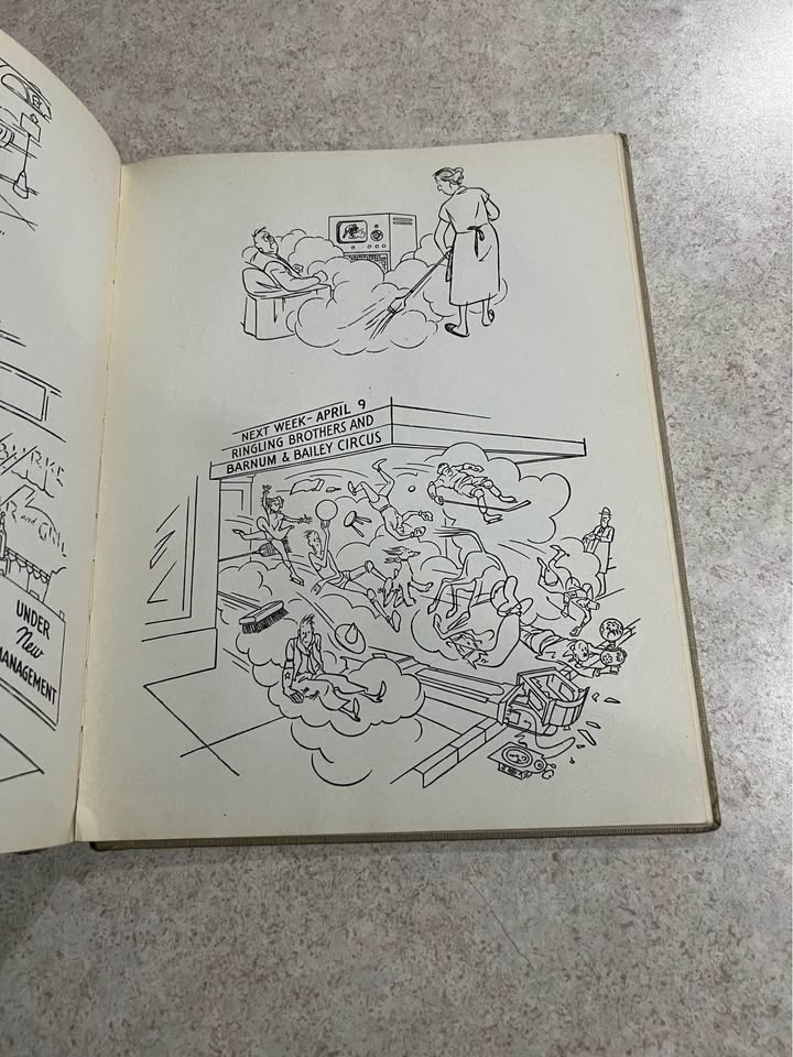 1951 We Buy Old Gold by George Price Vintage Hardcover Book