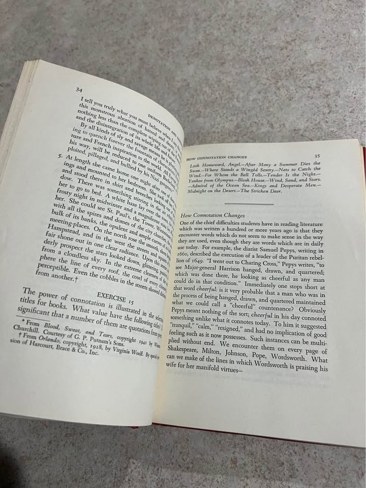 1951 Preface To Critical Reading by Richard D Altick Vintage Hardcover Book