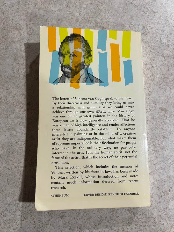The Letters of Vincent Van Gogh by Mark Roskill Paperback Book 1977