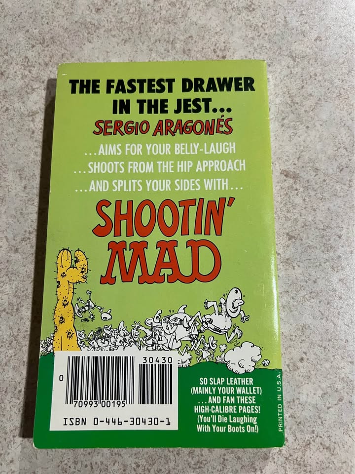 Shootin’ Mad by Sergio Aragones Paperback Book 1979