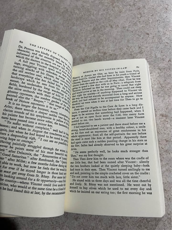 The Letters of Vincent Van Gogh by Mark Roskill Paperback Book 1977