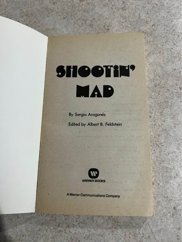 Shootin’ Mad by Sergio Aragones Paperback Book 1979