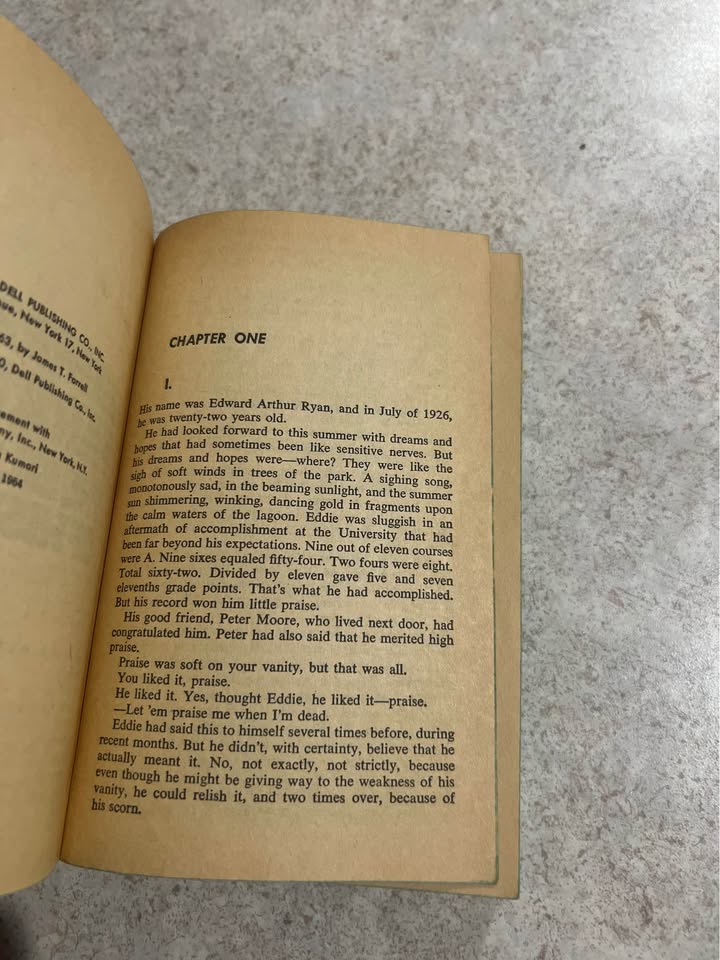 1964 The Silence of History by James T Farrell Vintage Paperback Book