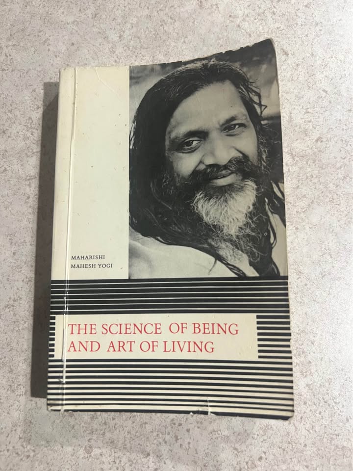 1966 The Science of Being and Art of Living by Maharishi Mahesh Yogi Vintage Paperback Book