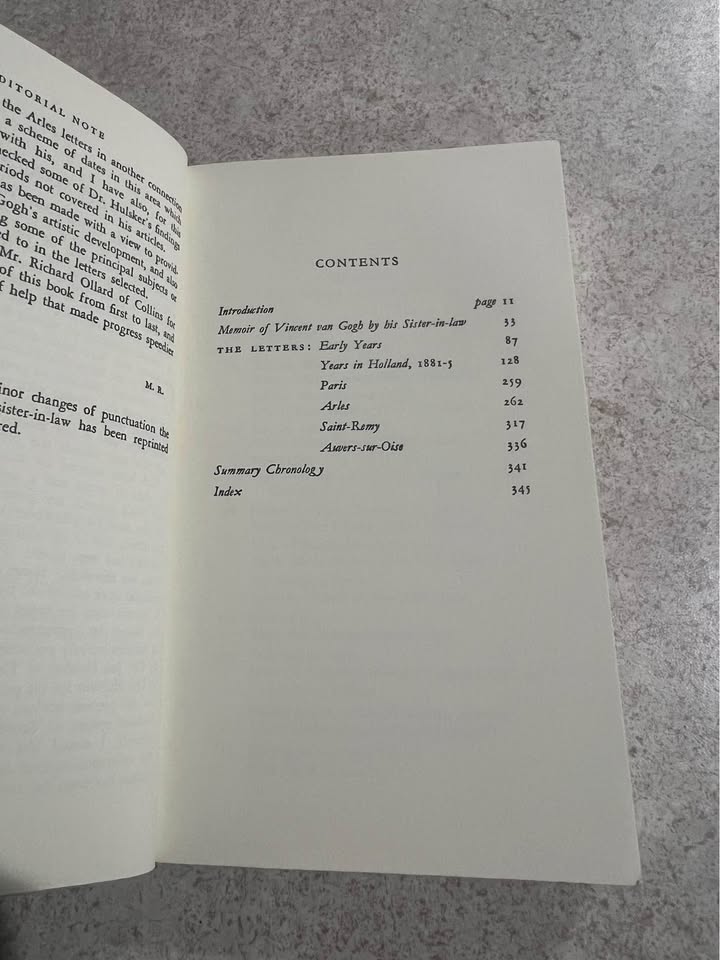 The Letters of Vincent Van Gogh by Mark Roskill Paperback Book 1977