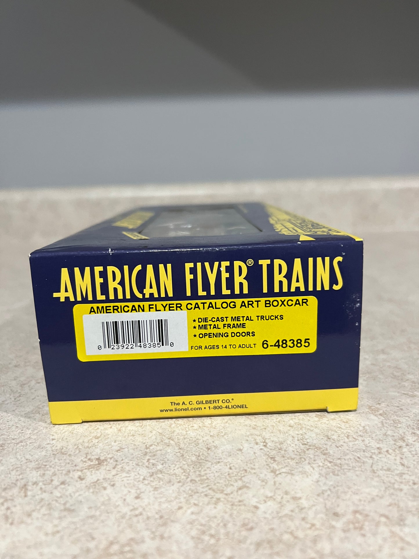 American Flyer Catalog Art Boxcar 6-48385 S Gauge Model Train New