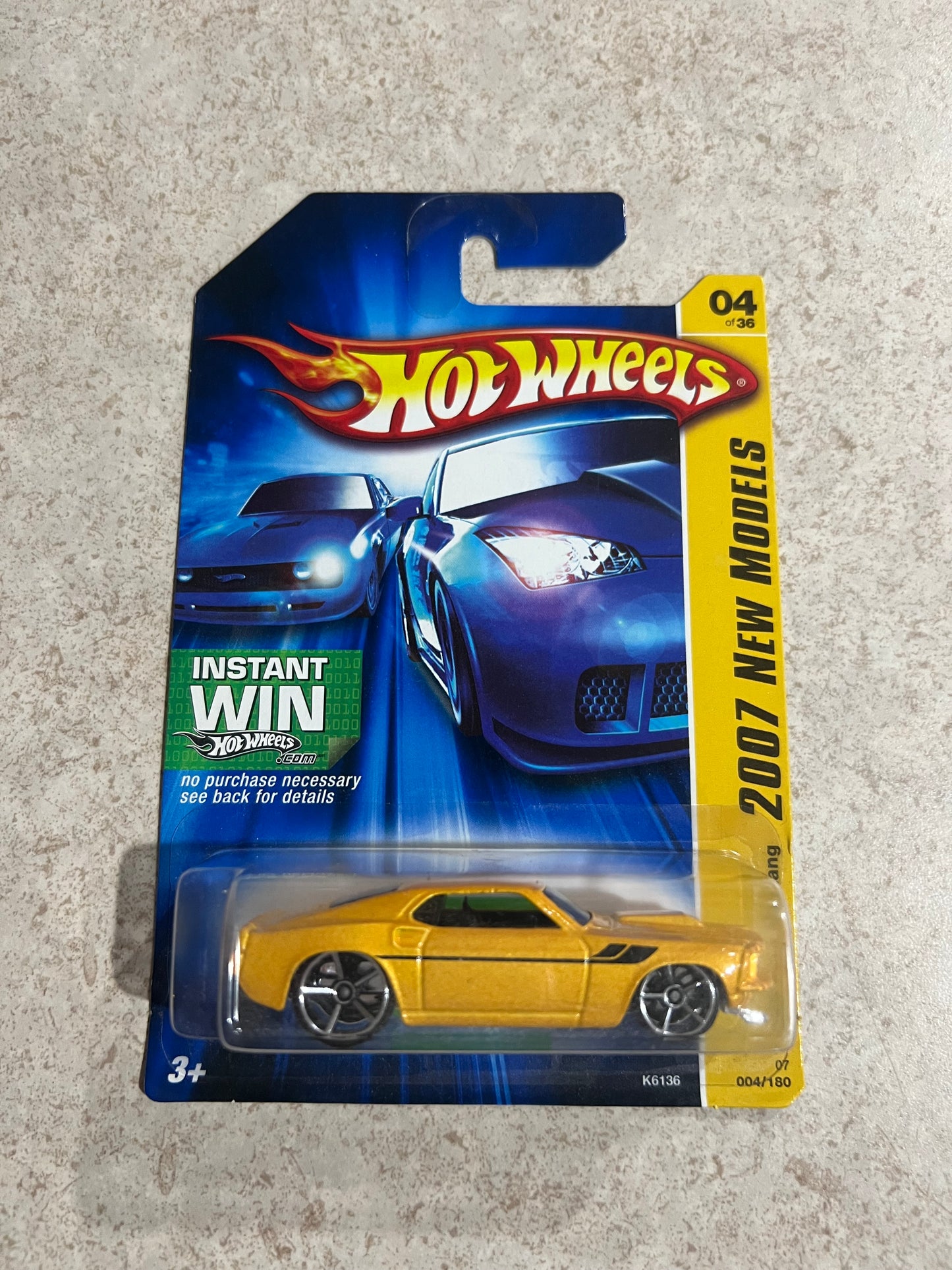 Hot Wheels 1969 ‘69 Ford Mustang 2007 New Models #4 of 36 1/64 Diecast Car New