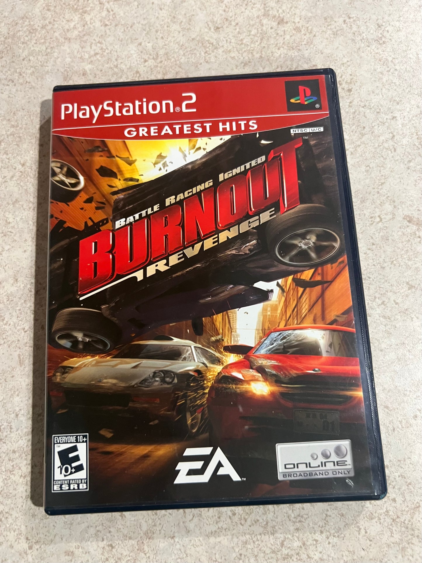 Burnout Revenge PS2 Video Game Complete w/ Case and Manual