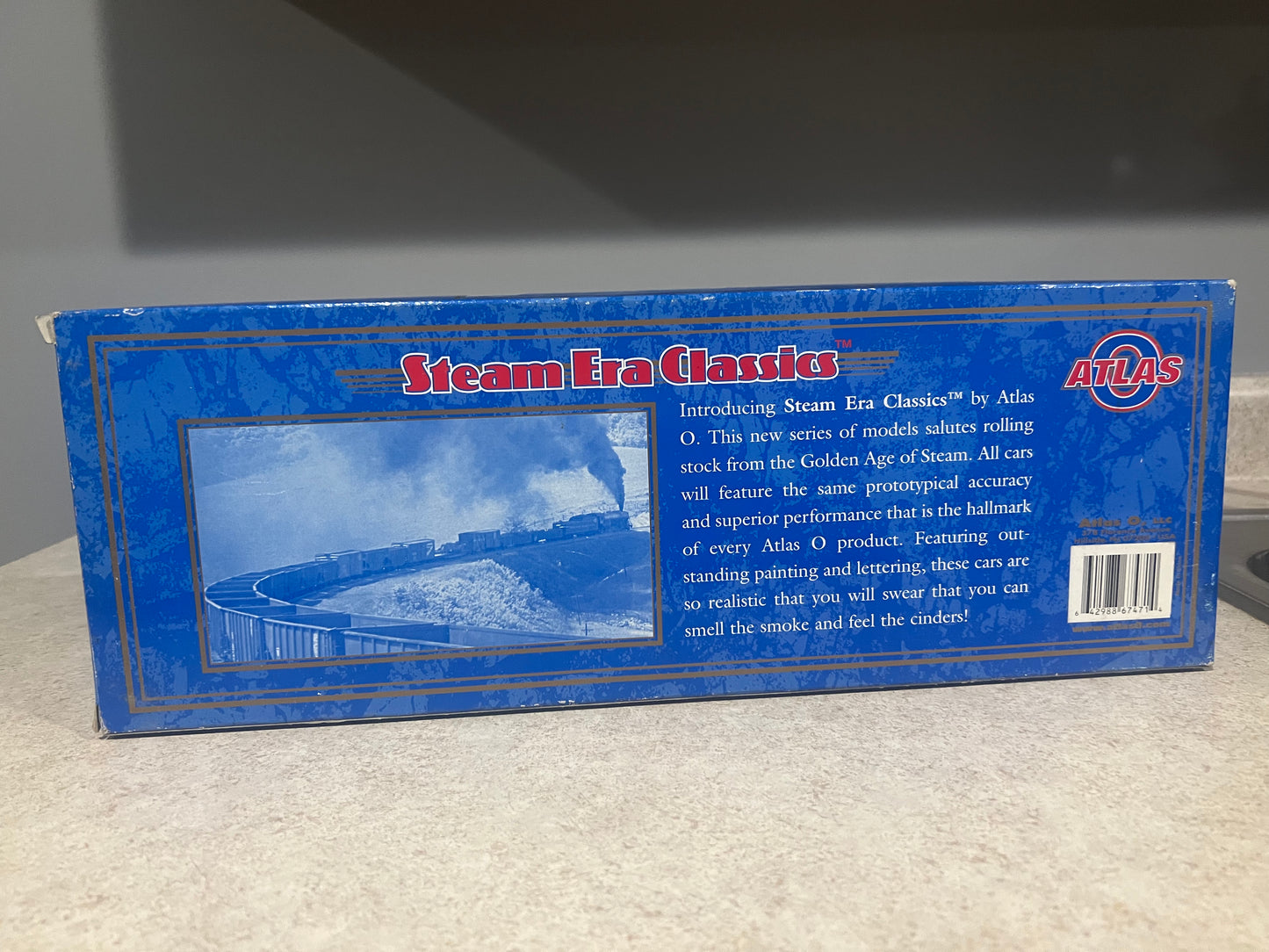 Atlas Steam Era Classics #6747-1 40’ Woodside Reefer Car Land O’Lakes #6337 3 Rail O Model Train