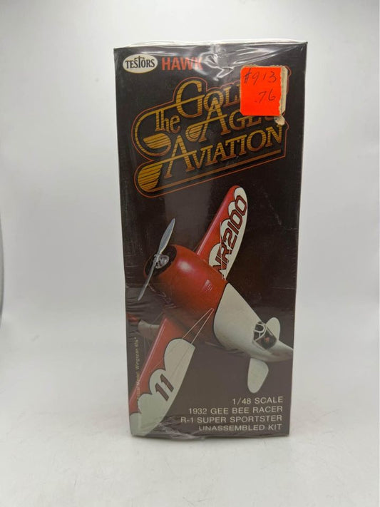 The Golden Age of Aviation 1932 Gee Bee Racer R-1 Super Sportster 1/48 Model Kit Plane